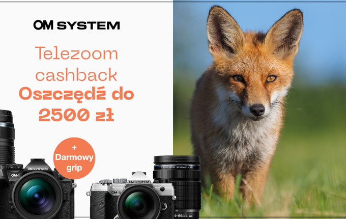 OM SYSTEM Promocja Telezoom Cashback – 2.10–29.10