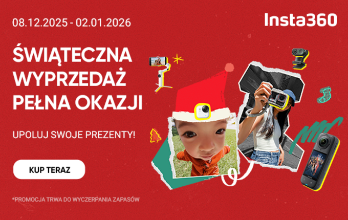 Promocja produktowa Insta360 - X-mas
