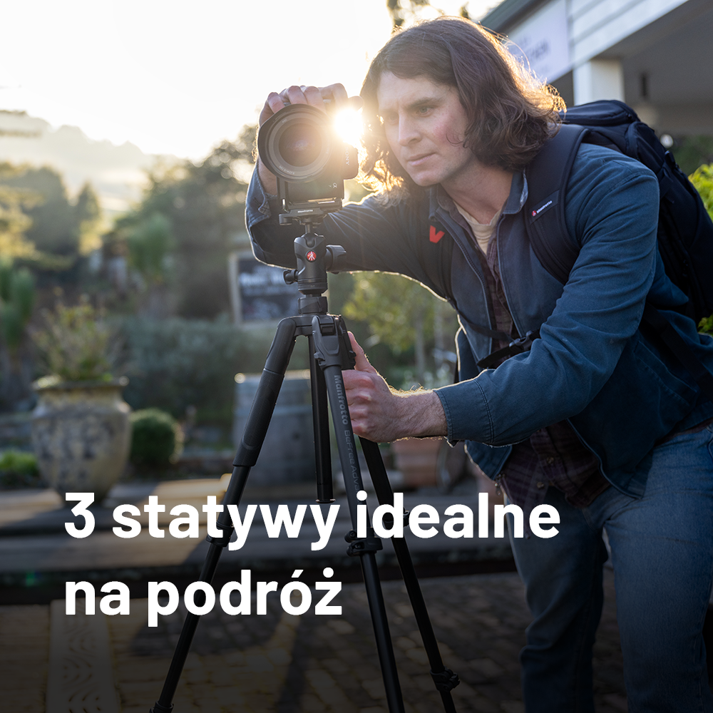 3 statywy idealne na podróż – nasze typy od Manfrotto i JOBY