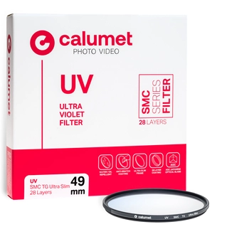Calumet Filtr UV SMC TG 49 mm Ultra Slim 28 Layers