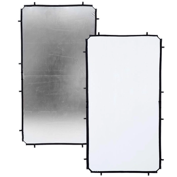 Tkanina Silver/White Manfrotto Skylite Rapid Medium 1,1x2m