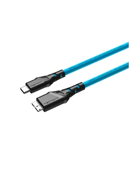 Mathorn MTC-230 2m 10Gbps USB C- MicroB ArcticBlue