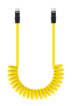 Newell Kabel USB-C 100 W, 1,5 m,spiralny, żółty