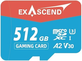 Karta pamięci Exascend Gaming  microSD Nintendo Switch 512GB