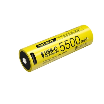 Akumulator Nitecore 21700 5500mAh 3,6V 20A USB-C