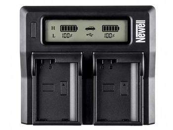 Ładowarka dwukanałowa Newell DC-LCD do NP-FP, NP-FH, NP-FV