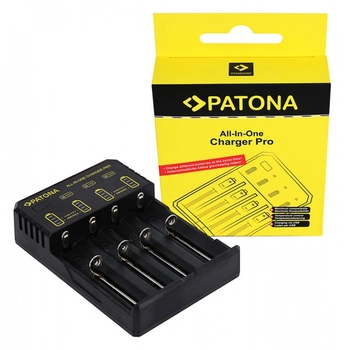 Ładowarka PATONA All-In-One do baterii 16650, AA / AAA