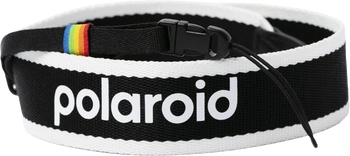 Polaorid Camera Strap Flat Black & White OUTLET