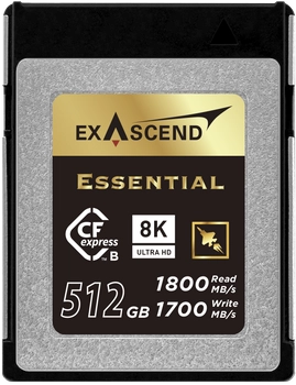 Karta pamięci ExAscend Essential CFexpress typ B - 512GB