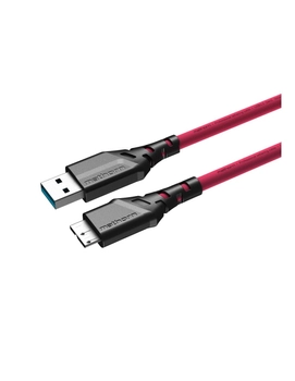 Mathorn MTC-220M 2m 10Gbps USB A - MicroB Magenta