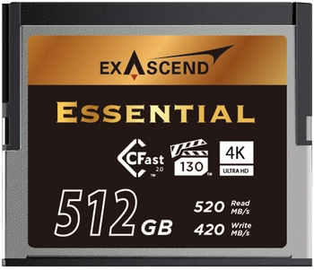 Karta pamięci ExAscend Essential CFast 2.0 - 512GB