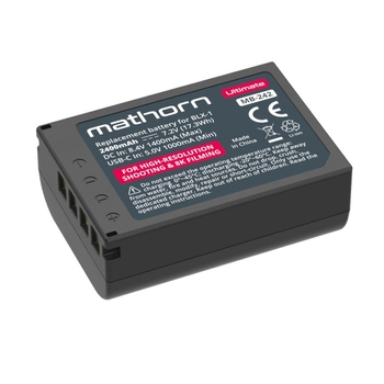 Bateria Mathorn MB-242 Ultimate 2400 mAh USB-C BLX-1