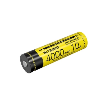 Akumulator Nitecore NL1840HP 18650 4000vmAh 3,6V 10A IPX6