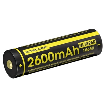 Akumulator Nitecore NL1826R 18650 2600mAh 3,6V 5A USB-C OUTLET