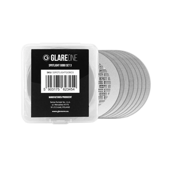 GlareOne Spotlight Gobo Set 3 - zestaw masek